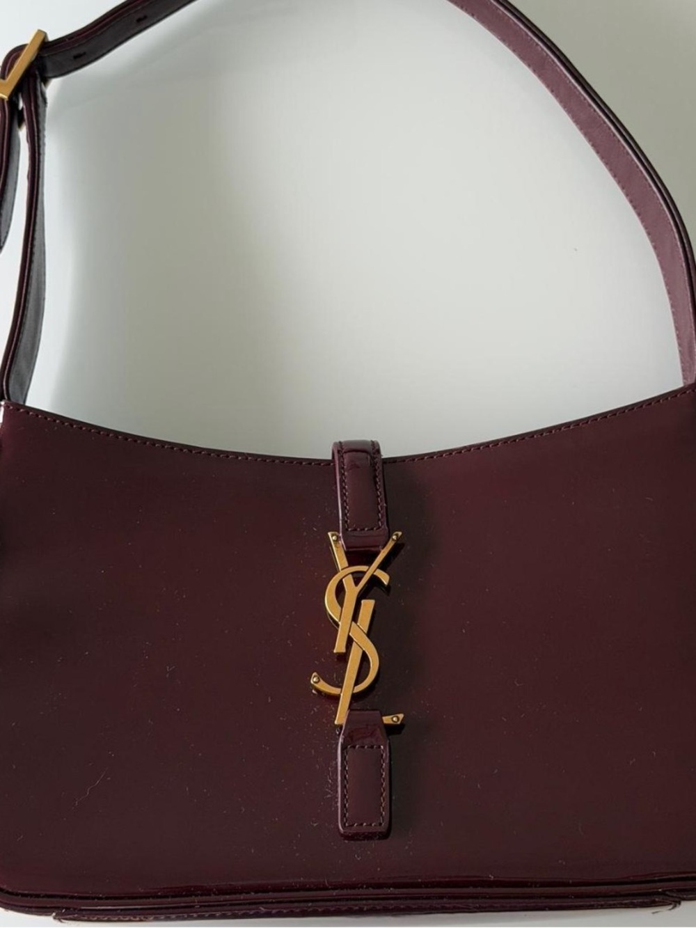 Designer Burgundy Leather Women’s Bag